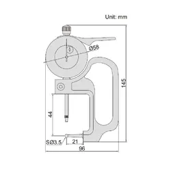 ضخامت سنج ساعتی لوله 10 میلی متری اینسایز (Insize) مدل 10-2367 - شاپ میل