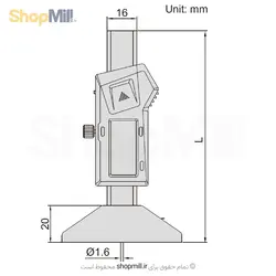 عمق سنج دیجیتال 5 سانتی اینسایز (Insize) مدل 50-1140 - شاپ میل