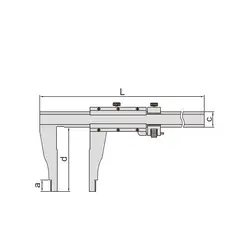 کولیس 1.5 متری اینسایز (Insize) مدل 1500-1214 - شاپ میل