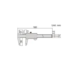 کولیس 10 سانتی اینسایز (Insize) مدل 1003-1203 - شاپ میل