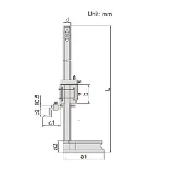 کولیس پایه دار معمولی 60 سانتی اینسایز (Insize) مدل 600-1250 - شاپ میل