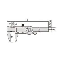 کولیس دیجیتال 20 سانتی اینسایز (Insize) مدل 200-1108 - شاپ میل