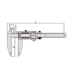 کولیس دیجیتال دو فک 60 سانتی اینسایز (Insize) مدل 601-1135 - شاپ میل