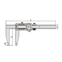 کولیس دیجیتالی 1 متری اینسایز (Insize) مدل 1002-1106 - شاپ میل
