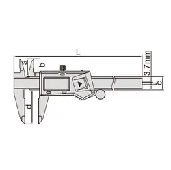 کولیس دیجیتالی 30 سانتی اینسایز (insize) مدل 300-1108 - شاپ میل