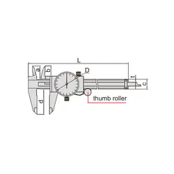 کولیس ساعتی 20 سانتی اینسایز(Insize) مدل 200-1311 - شاپ میل