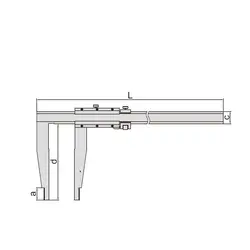 کولیس فک بلند 1 متری اینسایز (Insize) مدل 1032-1215 - شاپ میل