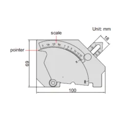 گیج جوشکاری اینسایز (Insize) مدل 1-4835 - شاپ میل