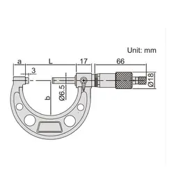 میکرومتر 1-0 اینچ خارج سنج اینسایز (Insize) مدل 1-3203 - شاپ میل