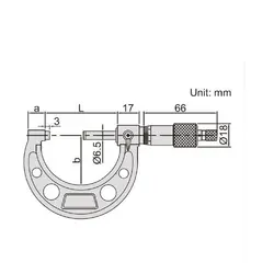 میکرومتر 3-2 اینچ خارج سنج اینسایز (Insize) مدل 3-3203 - شاپ میل