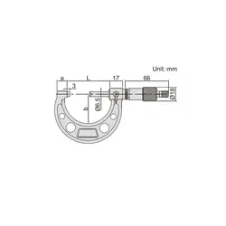 میکرومتر 5-4 اینچ خارج سنج اینسایز (Insize) مدل 5-3203 - شاپ میل