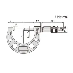 میکرومتر خارج سنج 100-75 میلی متری اینسایز (Insize) مدل 100-3203 - شاپ میل