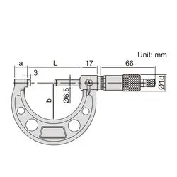میکرومتر خارج سنج 100-75 میلی متری اینسایز (Insize) مدل 100-3210 - شاپ میل