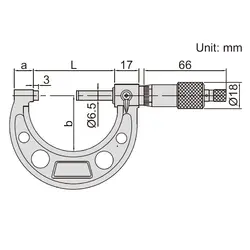 میکرومتر خارج سنج 125-100 میلی متری اینسایز (Insize) مدل 125-3203 - شاپ میل