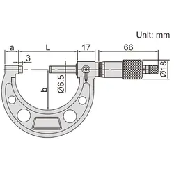 میکرومتر خارج سنج 150-125 میلی متری اینسایز (Insize) مدل 150-3203 - شاپ میل