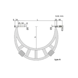 میکرومتر خارج سنج 600-500 میلی متری اینسایز (Insize) مدل 600-3205 - شاپ میل