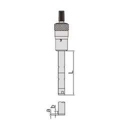 میکرومتر داخل سه فک 10-8 میلی متری اینسایز (Insize) مدل10-3227 - شاپ میل