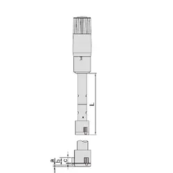 میکرومتر داخل سه فک 20-16 میلی متری اینسایز (Insize) مدل 20-3227 - شاپ میل