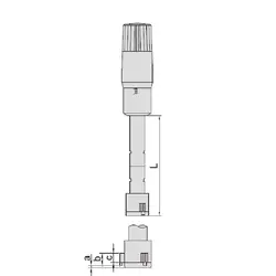 میکرومتر داخل سه فک 30-25 میلی متری اینسایز (Insize) مدل 30-3227 - شاپ میل