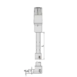 میکرومتر داخل سه فک 40-30 میلی متری اینسایز (Insize) مدل 40-3227 - شاپ میل