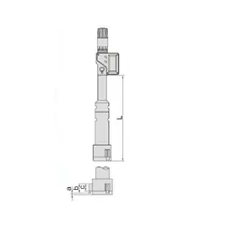 میکرومتر داخل سه فک دیجیتال 16-12 میلی متری اینسایز (Insize) مدل 16-3127 - شاپ میل