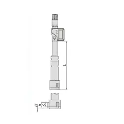 میکرومتر داخل سه فک دیجیتال 30-25 میلی متری اینسایز (Insize) مدل 30-3127 - شاپ میل