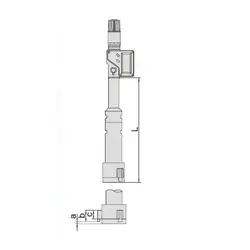 میکرومتر داخل سه فک دیجیتال 40-30 میلی متری اینسایز (Insize) مدل 40-3127 - شاپ میل