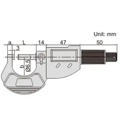 میکرومتر دیجیتال خارج سنج 100-75 میلی متری اینسایز (Insize) مدل 100-3109 - شاپ میل