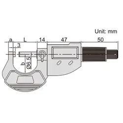 میکرومتر دیجیتال خارج سنج 25-0 میلی متری اینسایز (Insize) مدل 25-3109 - شاپ میل