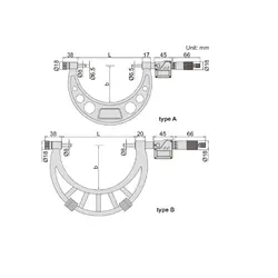 میکرومتر دیجیتال خارج سنج میله ای 300-150 میلی متری (Insize) اینسایز مدل 300-3506 - شاپ میل