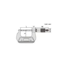 میکرومتر نوک پیچ گوشتی 100-75 میلی متری اینسایز (Insize) مدل 100-3232 - شاپ میل
