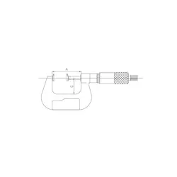 میکرومتر 25-0 میلی متری JAW TYPE اسیمتو (ASIMETO) مدل 0-51-122 - شاپ میل فروشگاه تخصصی ابزار تراشکاری