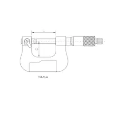 میکرومتر پیچ 25-0 میلی متری اسیمتو (ASIMETO) مدل 0-01-133 - شاپ میل فروشگاه تخصصی ابزار تراشکاری