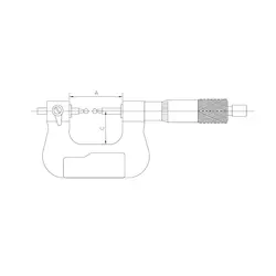 میکرومتر چرخ دنده 25-0 میلی متری (ست کامل) اسیمتو (ASIMETO) مدل 8-71-118 - شاپ میل فروشگاه تخصصی ابزار تراشکاری