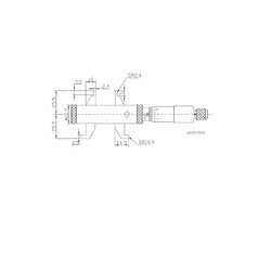 میکرومتر داخل سنج دو طرفه 55-5 میلیمتری اسیمتو (ASIMETO) مدل 0-01-206 - شاپ میل فروشگاه تخصصی ابزار تراشکاری