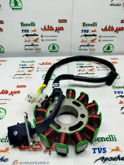 12 بوبین (دستگاه) سیم پیچی برق موتور بی کلاچ طرح ویو انژکتور (2 پیچ)