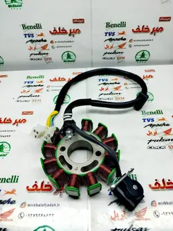 12 بوبین (دستگاه) سیم پیچی برق موتور بی کلاچ طرح ویو انژکتور (2 پیچ)