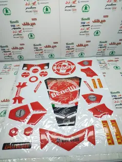 ارم (برچسب) پد ژله ای کامل موتور بنلی 300 دوسیلندر قدیم قرمز