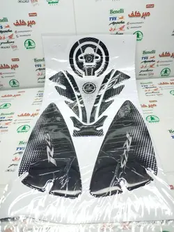 ارم (برچسب) پد کامل ژله ای موتور یاماها r 25 ار مشکی
