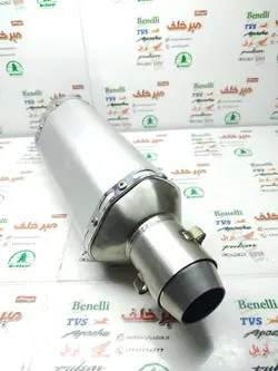 اگزوز قهرمانی برند اکروپاویچ 6 گوش سایلنسردار نقره ای سفید