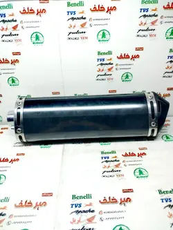 اگزوز قهرمانی مثلثی 3 گوش سایلنسردار مشکی