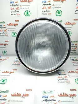 بلوری کامل چراغ جلو موتور پالس 180 چراغ گرد هندی