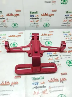 پایه (استند) پلاک تزئینی حرفه ای اسپرت رنتال cnc قرمز