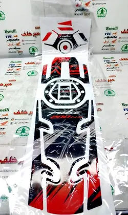 پد (برچسب) کامل روی باک و درب باک موتور ns ان اس قرمز