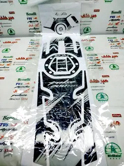 پد (برچسب) کامل روی باک و درب باک موتور ns ان اس مشکی