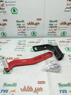 پدال دنده اسپرت رنتال cnc قابل تنظیم انواع موتورسیکلت قرمز