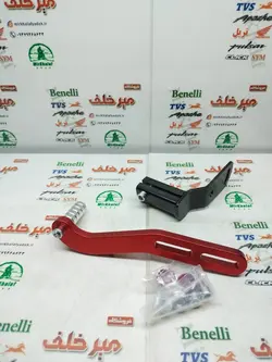 پدال دنده اسپرت رنتال cnc قابل تنظیم انواع موتورسیکلت قرمز