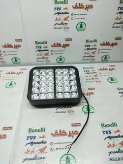 پرژکتور جلو مربعی 2 بلوک 30 لامپی led نور سفید