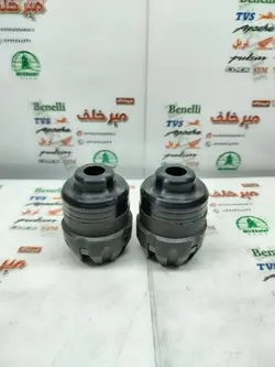 پروتکشن (محافظ) چرخ عقب و جلو اسپرت رنتال انواع موتورسیکلت ته بسته بلند مشکی (جفتی)