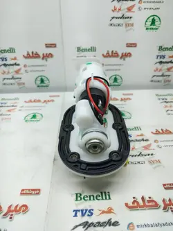 پمپ بنزین کامل موتور بنلی 250 تک سیلندر و 300 دوسیلندر جدید نیوفیس اصلی (تک خروجی کفی سفید)